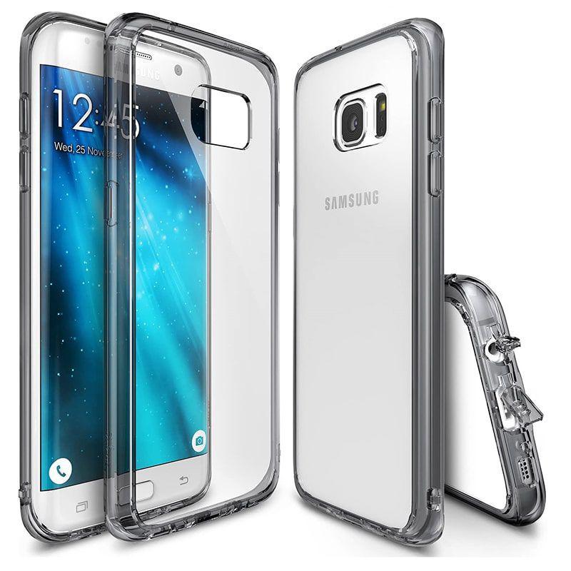 Capa Protetora Ringke Fusion para Samsung Galaxy S7 Edge - Smoke Black -  Capinha de Celular - Magazine Luiza