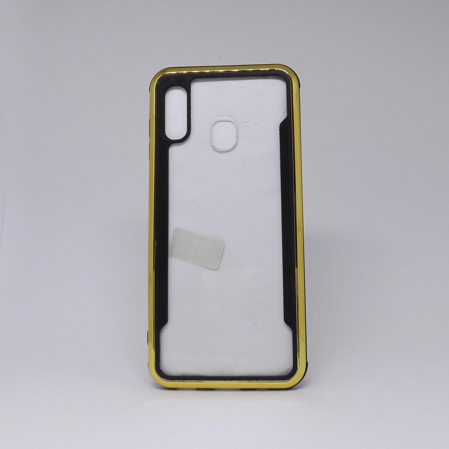 Capa Samsung Galaxy A20/30 Transparente com Borda Metalizada - Capinha de  Celular - Magazine Luiza