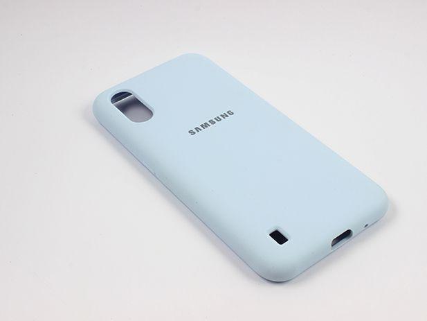 Capa Silicone A01 Samsung - Azul Celeste - Infinit - Capinha de Celular -  Magazine Luiza
