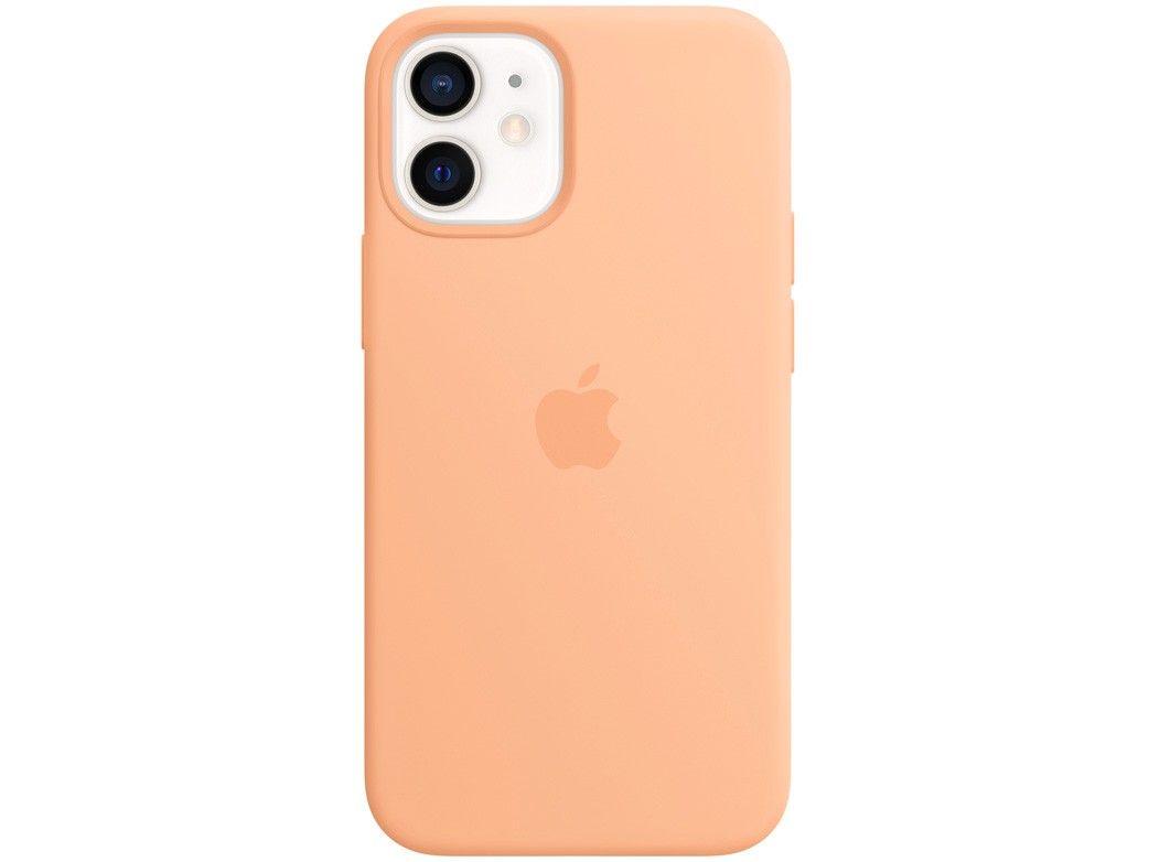 Capa Silicone com MagSafe Cantaloupe