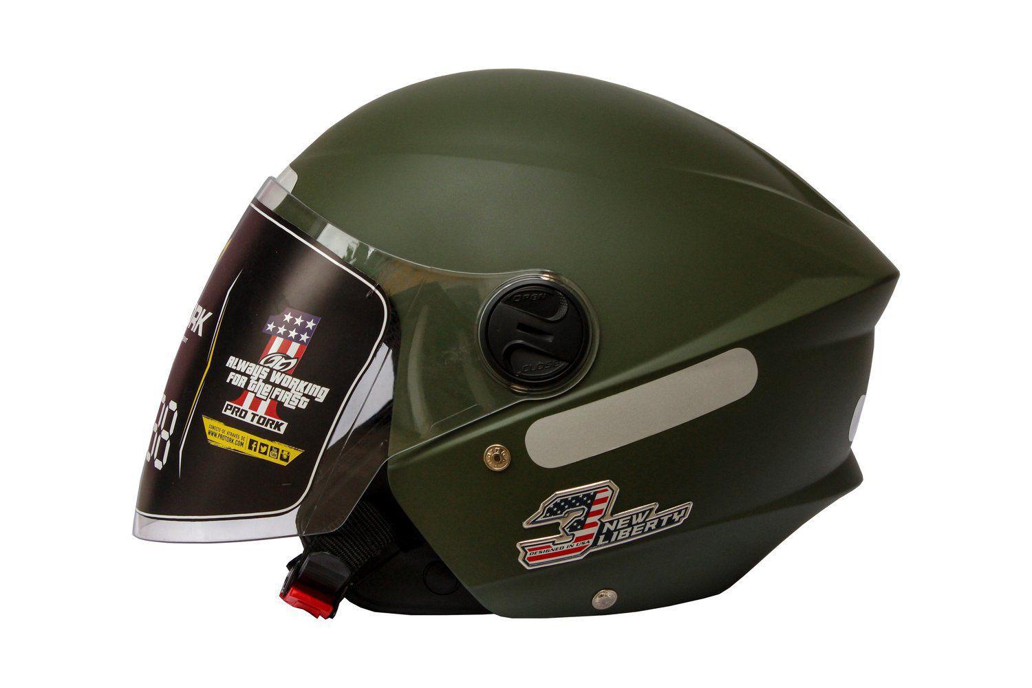 Capacete Aberto New Liberty 3 Elite Verde Pro Tork - Capacetes de Moto -  Magazine Luiza