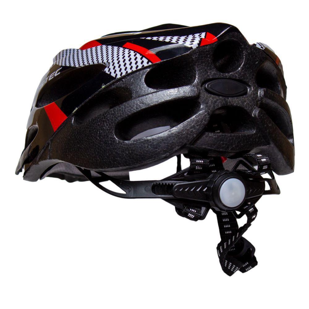 Capacete Com Sinalizador Led Ciclismo Bike Gts Vermelho/Branco - Capacete  Ciclismo - Magazine Luiza