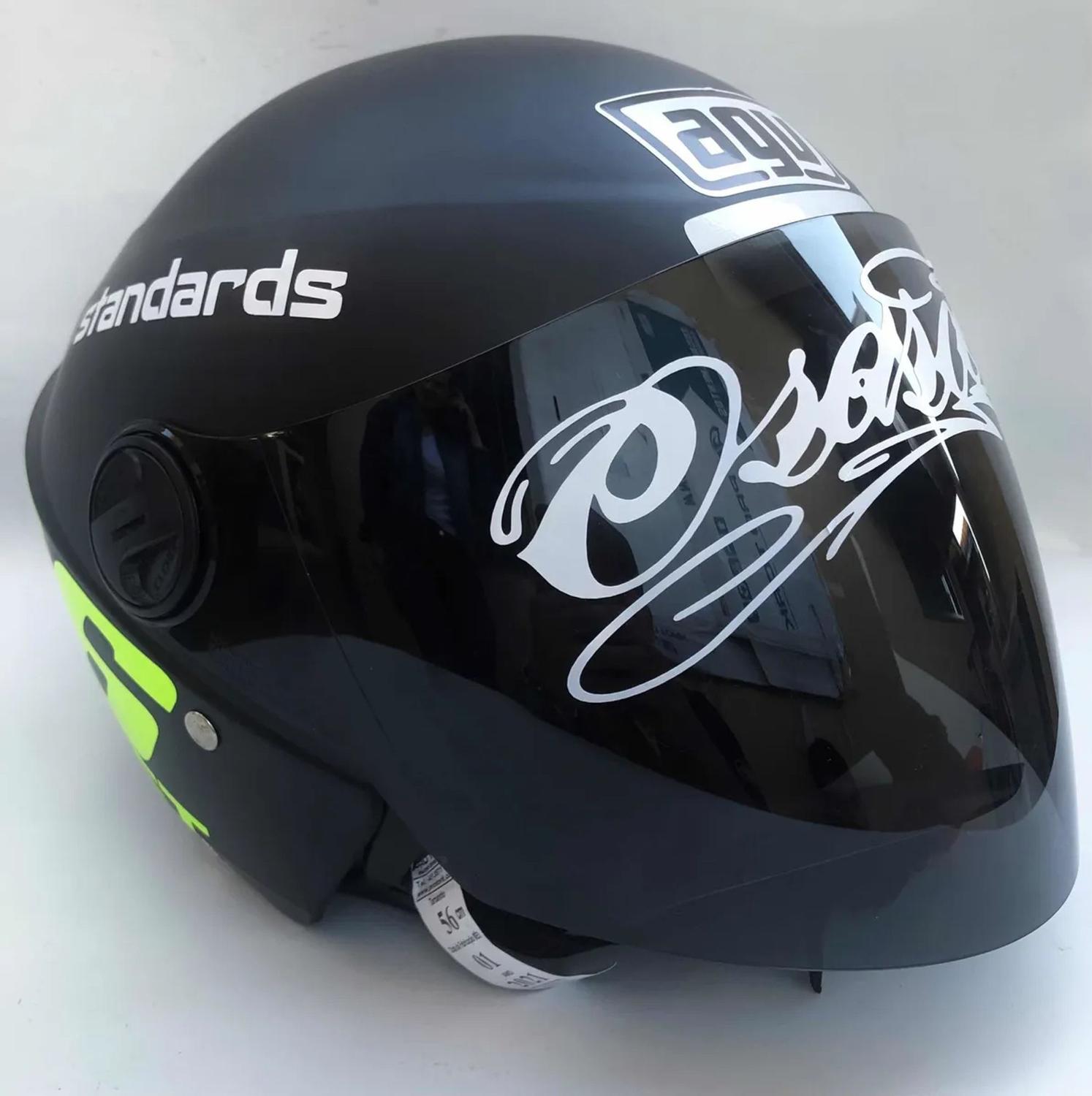 Capacete Liberty new 3 Personalizado Project 46 Vr Osascort Viseira Fumê -  Pro Tork - Capacetes de Moto - Magazine Luiza