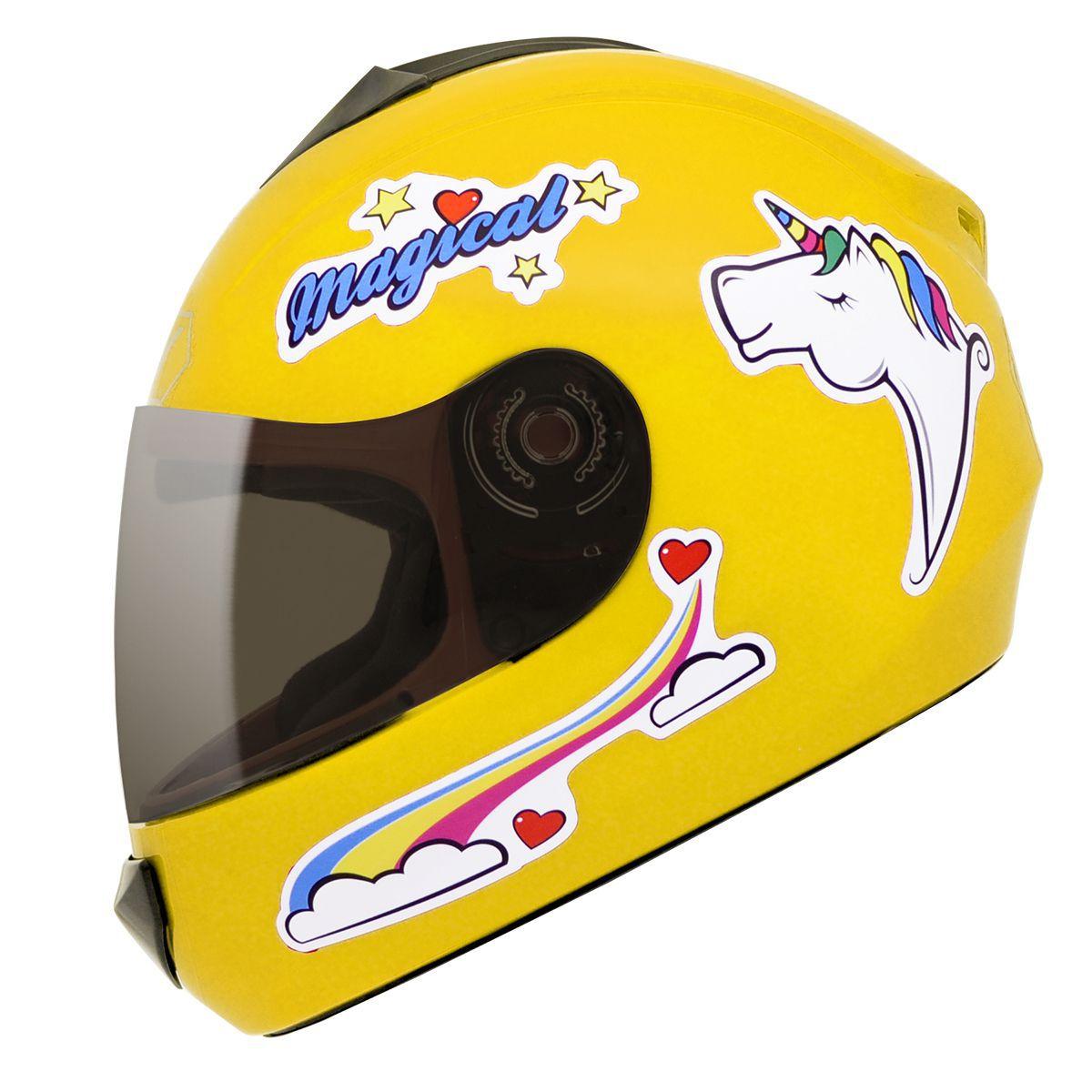 capacete de unicornio moto
