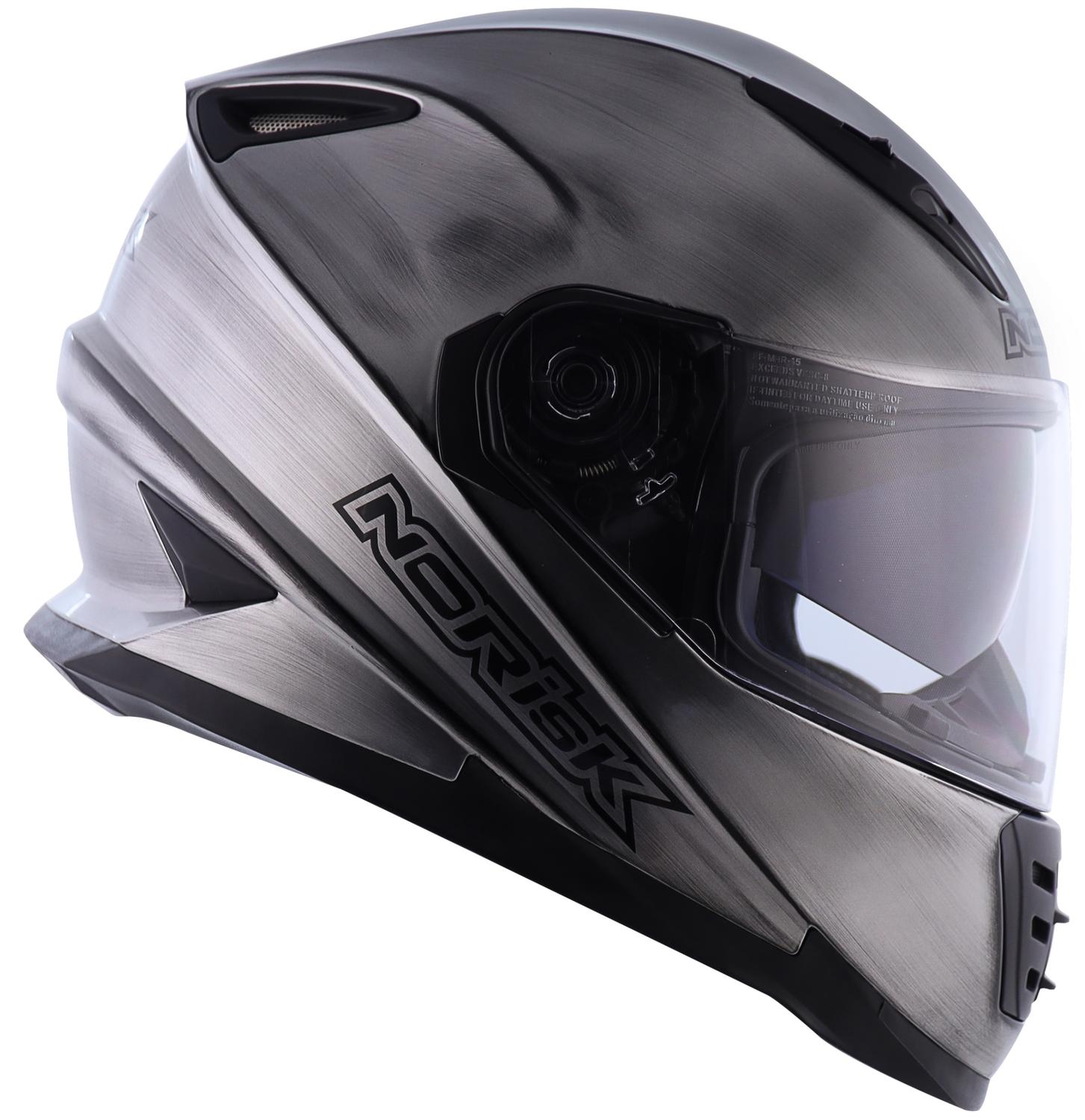 Capacete Norisk ff302 Iron Cromado Envelhecido com oculos - Capacetes de  Moto - Magazine Luiza