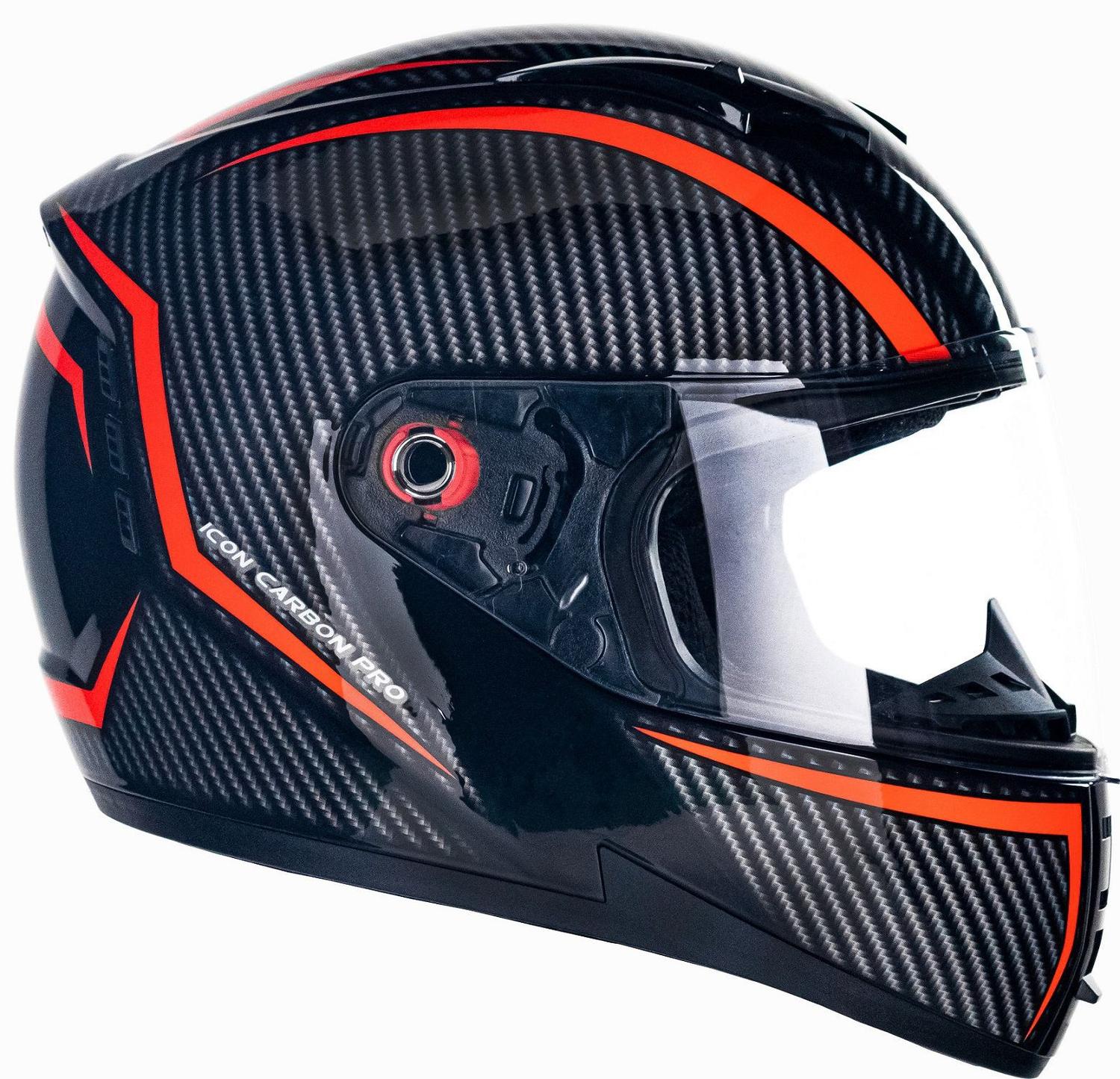 Capacete Peels Icon Carbon Pro Preto Laranja Smart Trip - Capacetes de ...