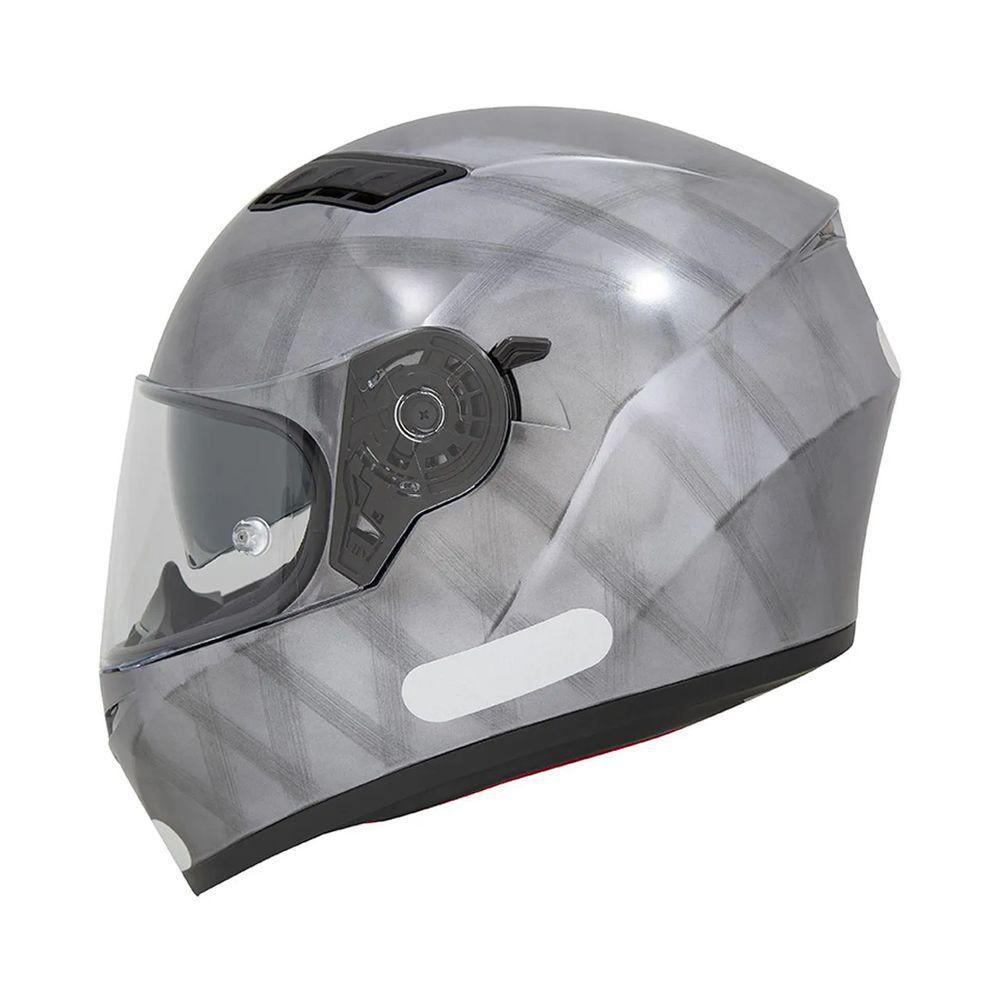 Capacete Shiro SH-600 Cromado Escovado - Capacetes de Moto - Magazine Luiza