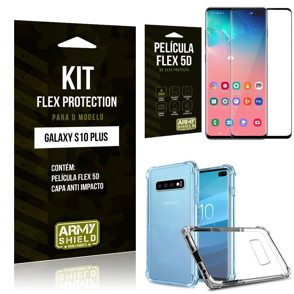Capa Anti-impacto 3 Em 1 Para Samsung Galaxy S10 Plus - Preto Com Rosa em  Promoção | Ofertas na Americanas