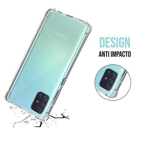 Capa Silicone Anti-Choque Samsung Galaxy A51 / M40s Transparente