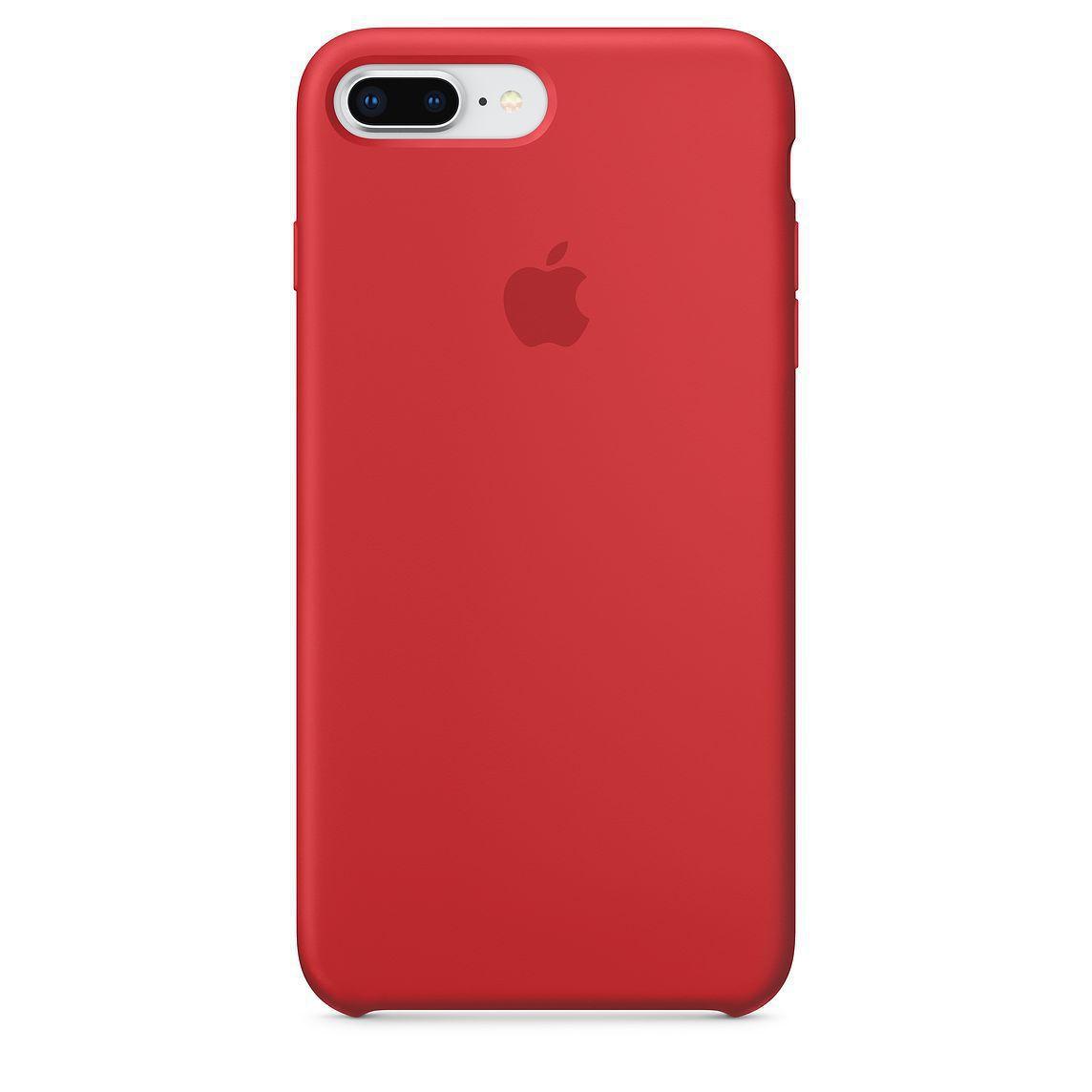 Capa de silicone para iPhone 7-8 Plus – Vermelho Escuro