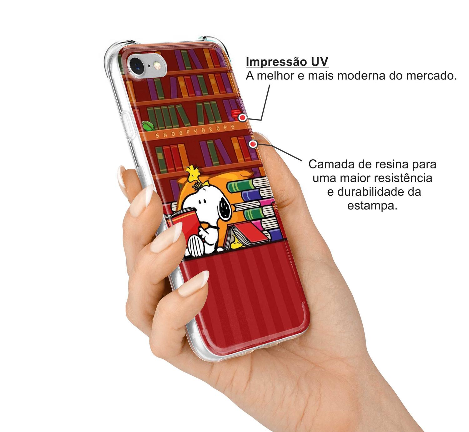 Capinha Capa para celular LG K41S - Snoopy Book SNP12 - Fanatic Store -  Capinha de Celular - Magazine Luiza