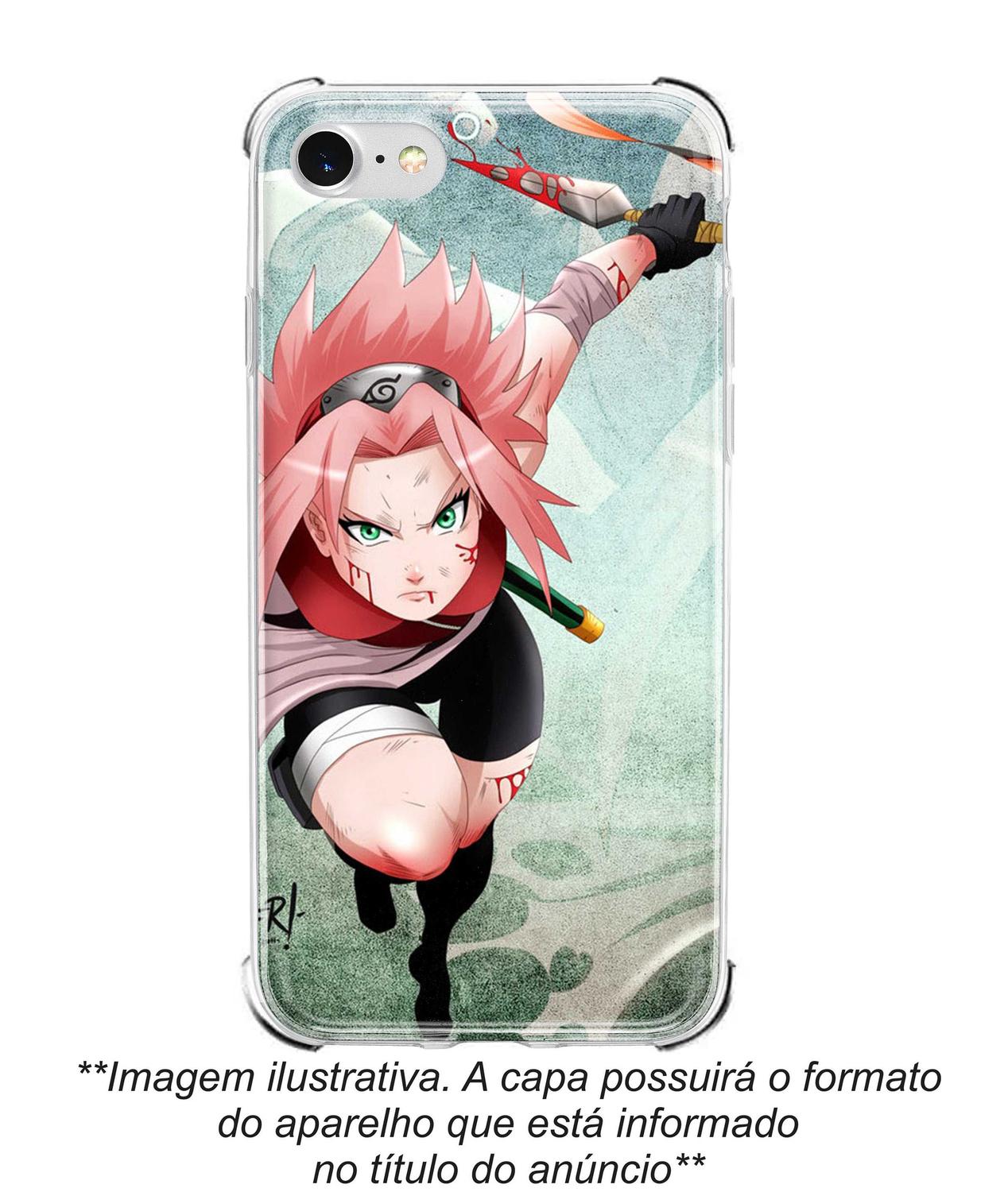 Capinha Capa para celular Xiaomi Redmi 6 - Sakura Haruno Naruto NRT10 -  Fanatic Store - Capinha de Celular - Magazine Luiza