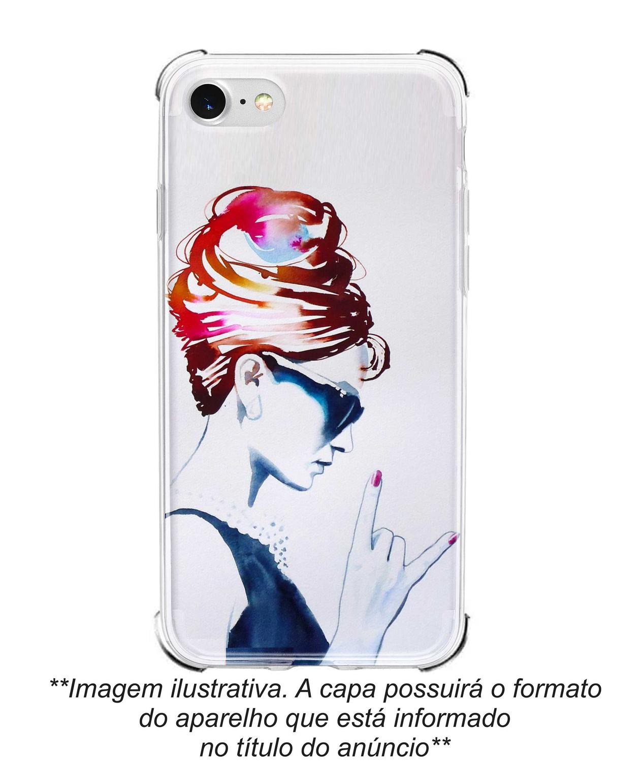 Capinha Capa para celular Xiaomi Redmi Note 6 PRO - Audrey Hepburn AH1 -  Fanatic Store - Capinha de Celular - Magazine Luiza