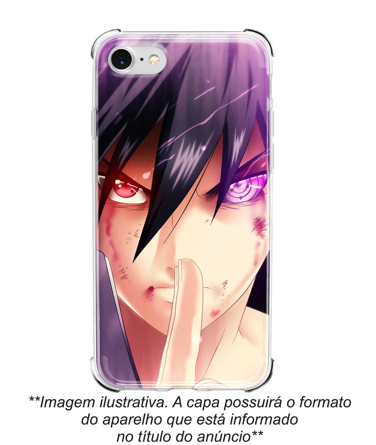 Capinha Capa para celular Xiaomi Redmi Note 9 (6.53”) - Sasuke Naruto NRT20  - Fanatic Store - Capinha de Celular - Magazine Luiza