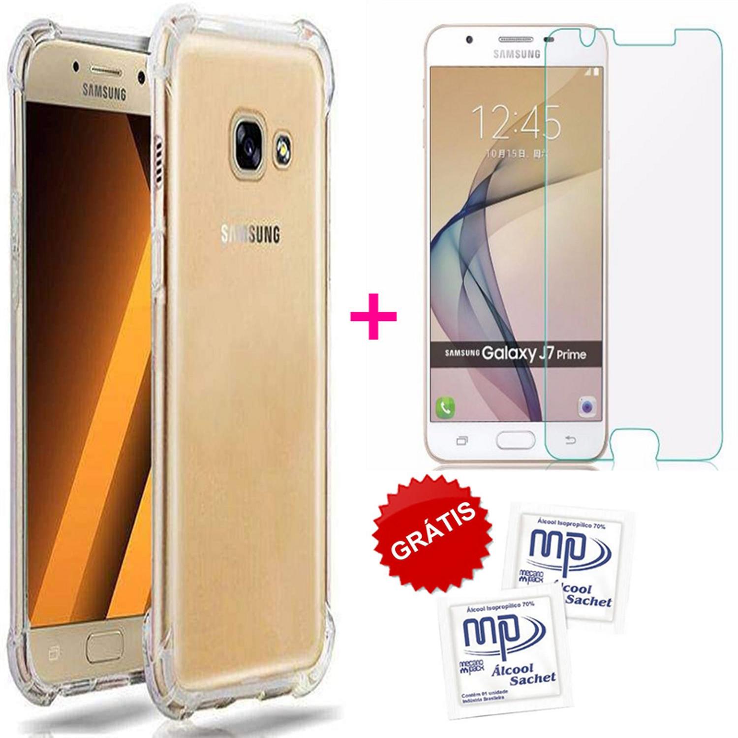 Capinha Capa Samsung Galaxy J7 Prime + Película de Vidro - HREBOS - Kit  Capinha e Película para Celular - Magazine Luiza