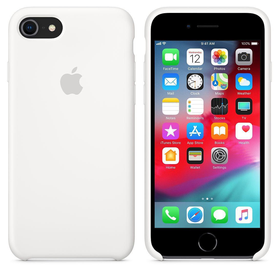 capinha, Capa Silicone Case iPhone 8 Branco Currentti