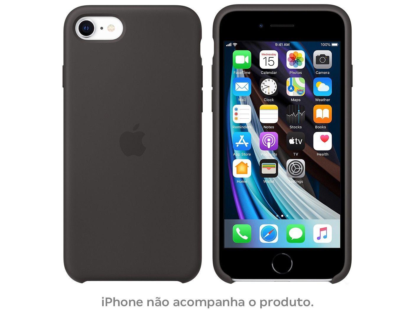 Capinha de Celular Silicone iPhone SE Apple