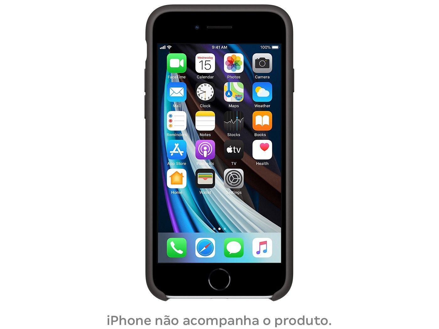 Capinha de Celular Silicone iPhone SE Apple