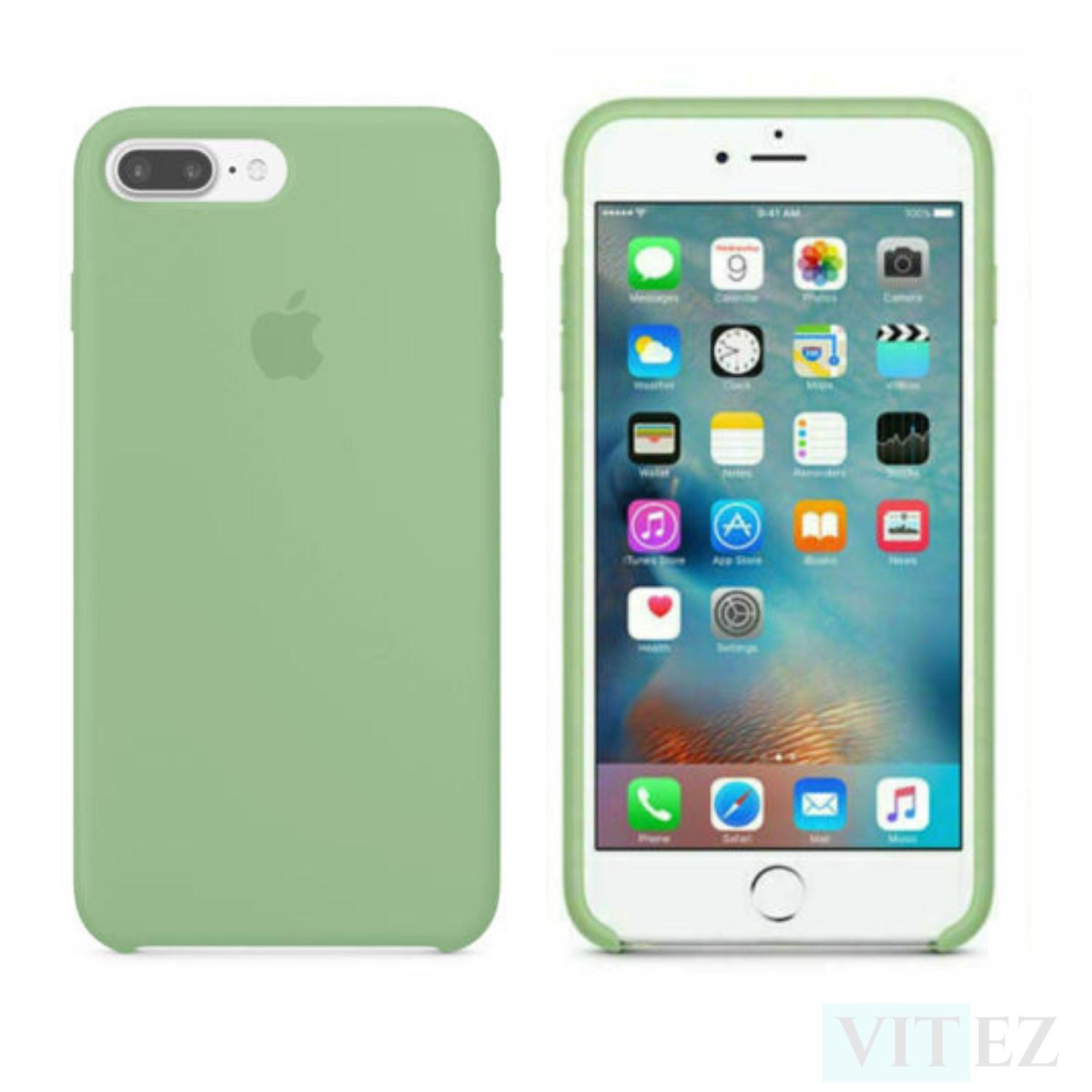 Capinha para celular Iphone 7 Plus e 8 Plus verde oliva em