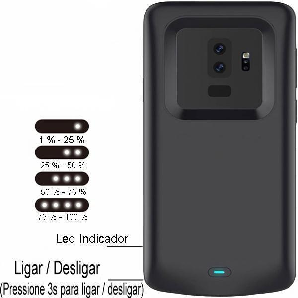Capinha S9 Extra Recarregável Carregador Power Bank - Global Capas -  Carregador de Celular - Magazine Luiza