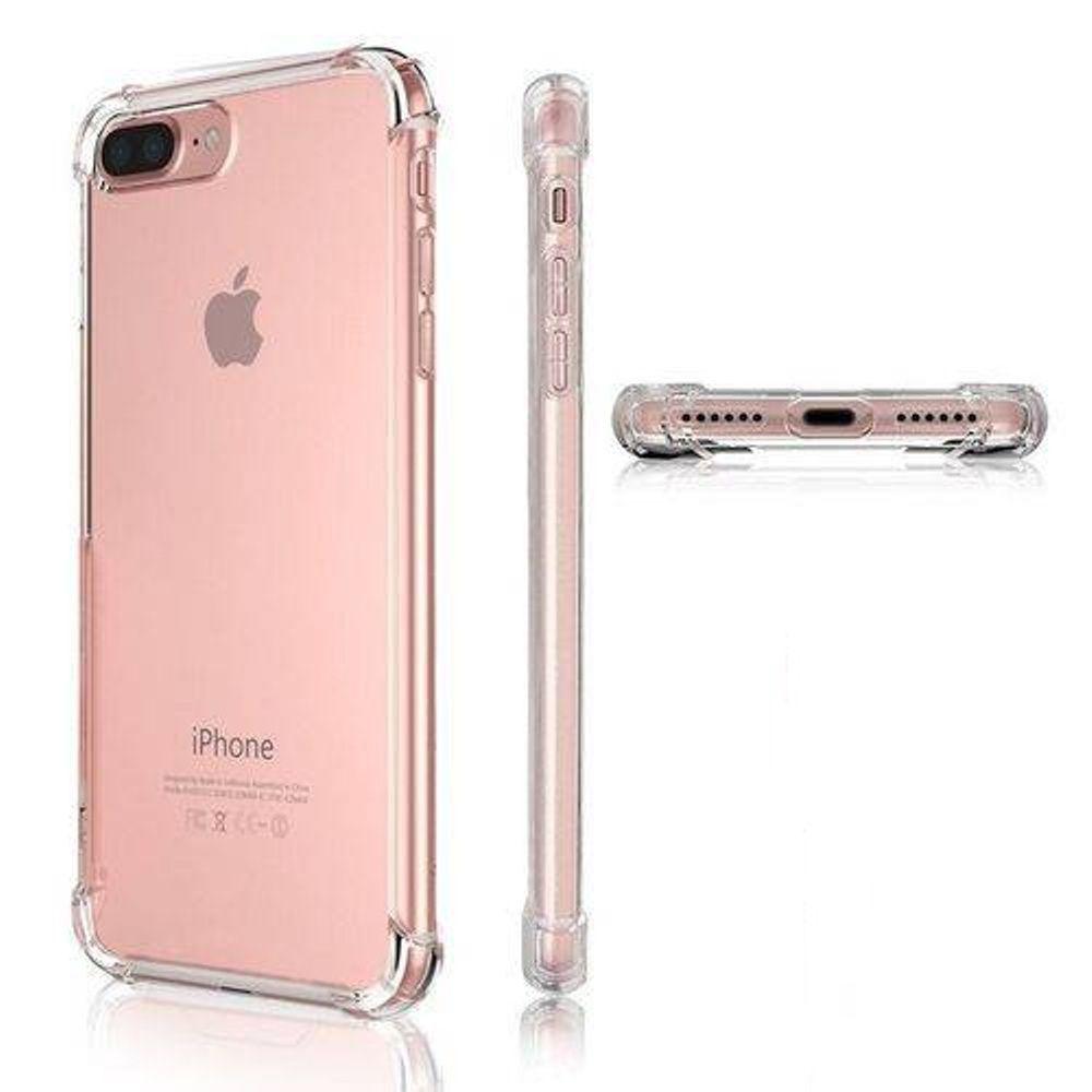 Capinha Silicone Transparente Antichoque Iphone 7 7 Plus