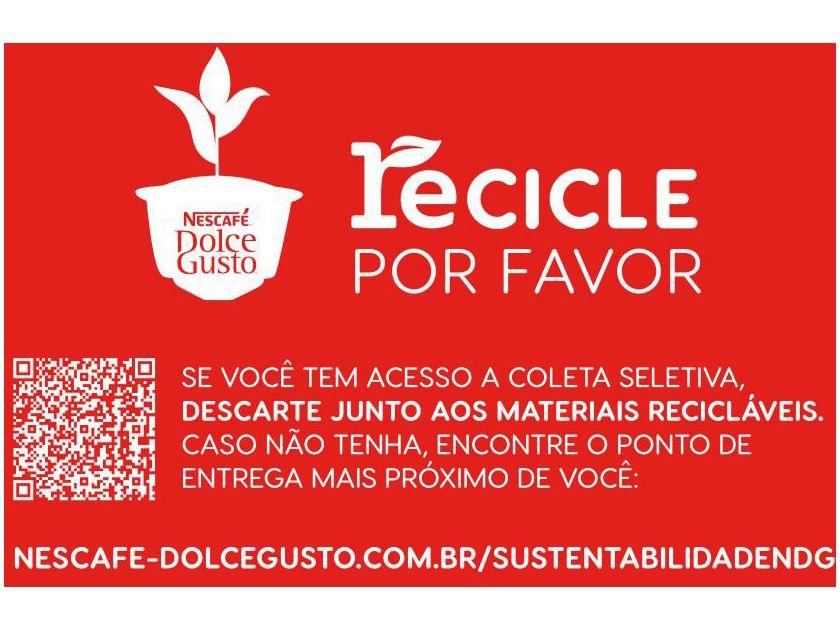 Cápsula Achocolatado Nescafé Dolce Gusto Sabor Nescau 10 Cápsulas