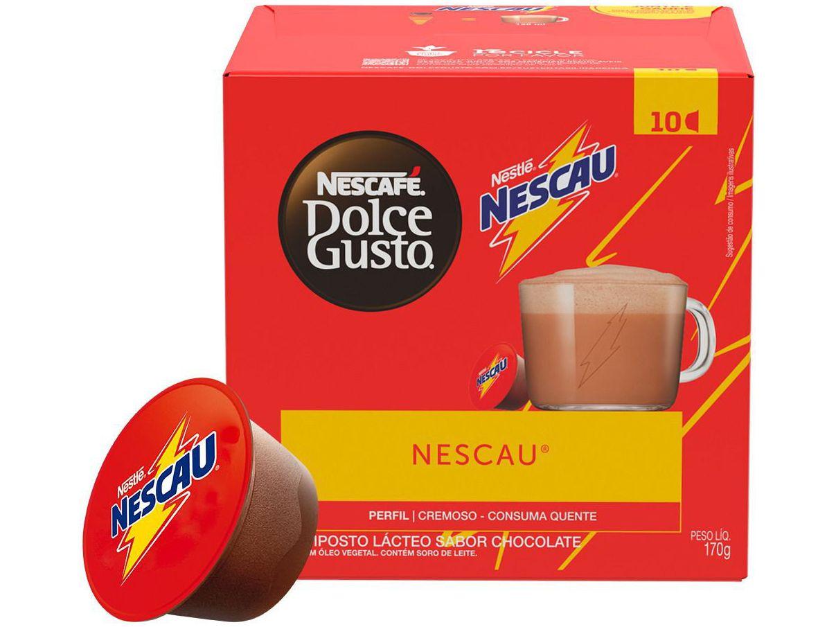 Cápsula Achocolatado Nescafé Dolce Gusto Sabor Nescau 10 Cápsulas