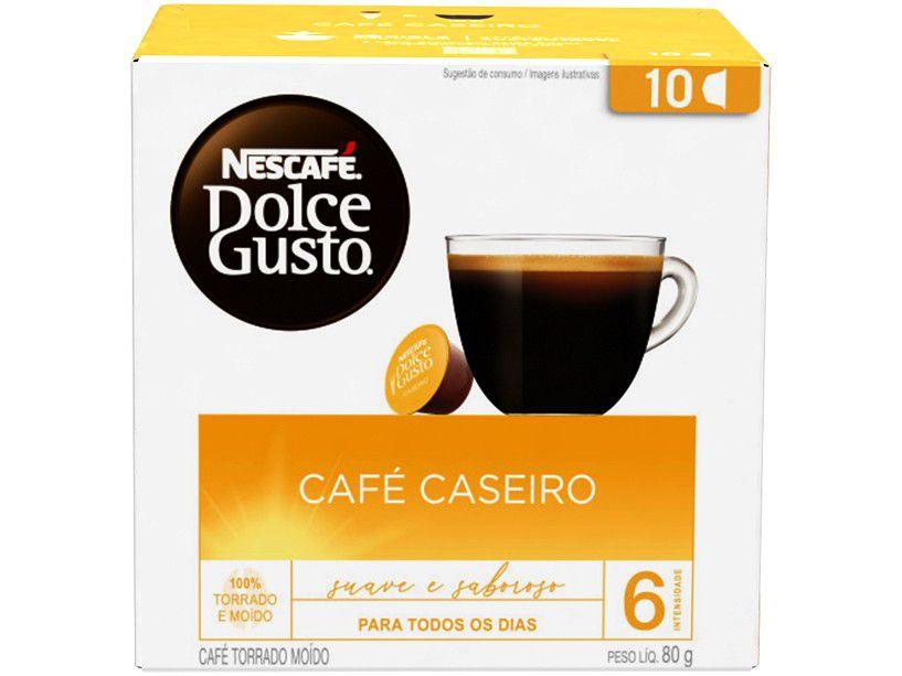 Cápsula de Café Caseiro Nescafé Dolce Gusto - 10 Cápsulas