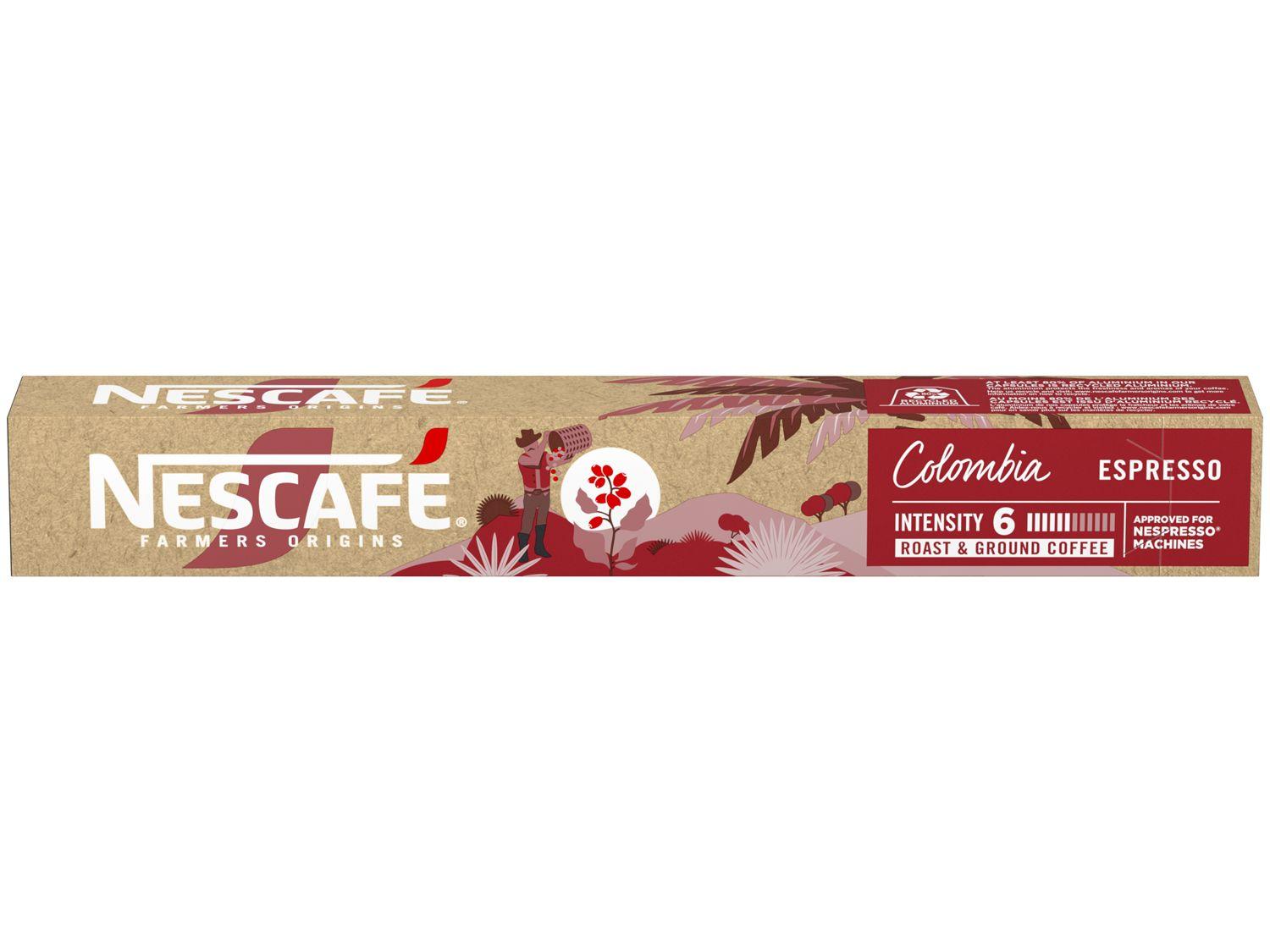 Cápsula de Café Compatível com Nespresso Nescafé Farmers Origins Colombia 10 Cápsulas