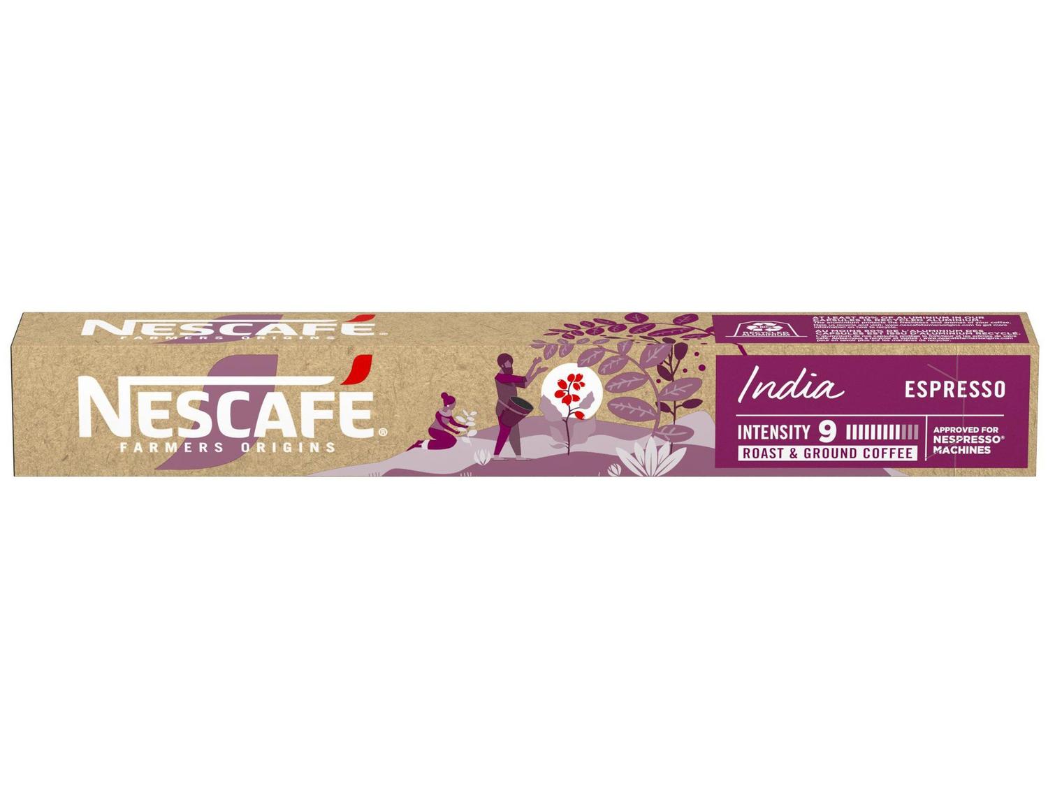 Cápsula de Café Compatível com Nespresso Nescafé Farmers Origins Índia 10 Cápsulas