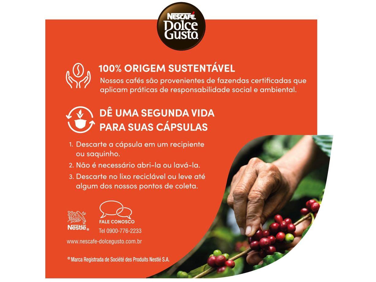 Cápsula de Café Dolce Gusto Lungo 100% Arábica 10 Cápsulas