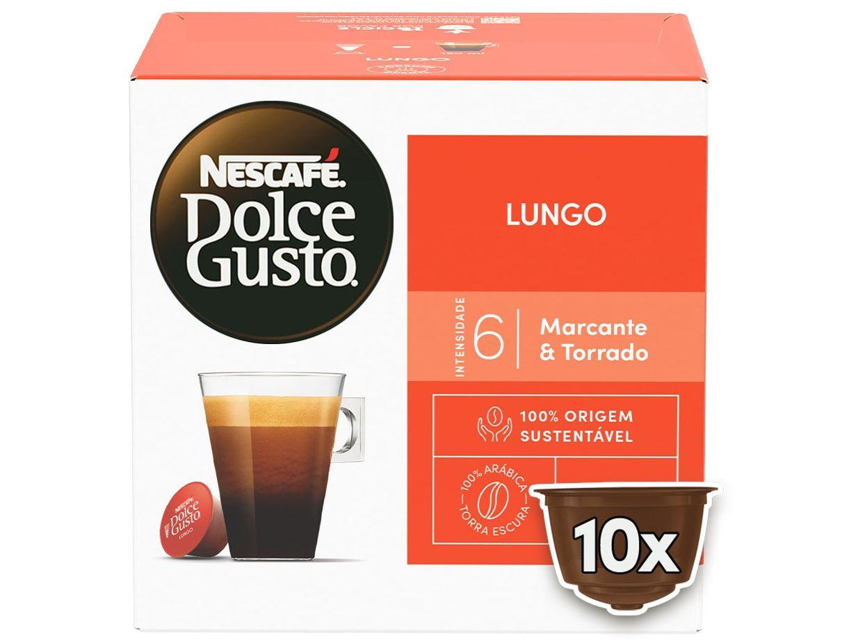 Cápsula de Café Dolce Gusto Lungo 100% Arábica 10 Cápsulas