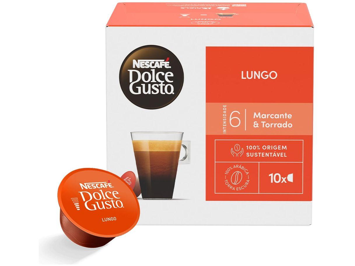 Cápsula de Café Dolce Gusto Lungo 100% Arábica 10 Cápsulas