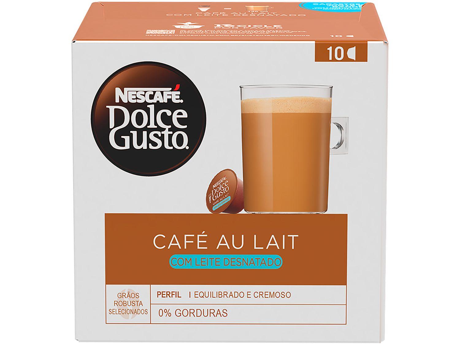 Cápsula de Café Dolce Gusto Lungo Café au Lait Desnatado 10 Cápsulas