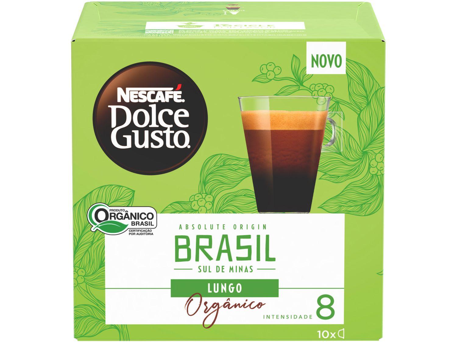 Cápsula de Café Dolce Gusto Lungo Orgânico 10 Cápsulas