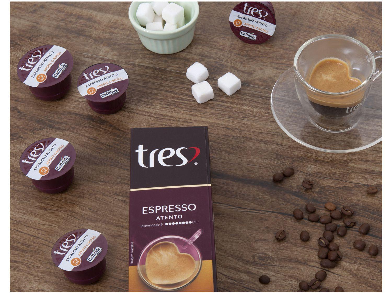 Cápsula de Café Espresso Atento TRES 3 Corações 10