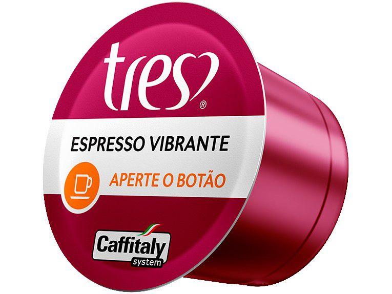 Cápsula de Café Expresso 3 Corações Vibrante TRES - 10 Unidades
