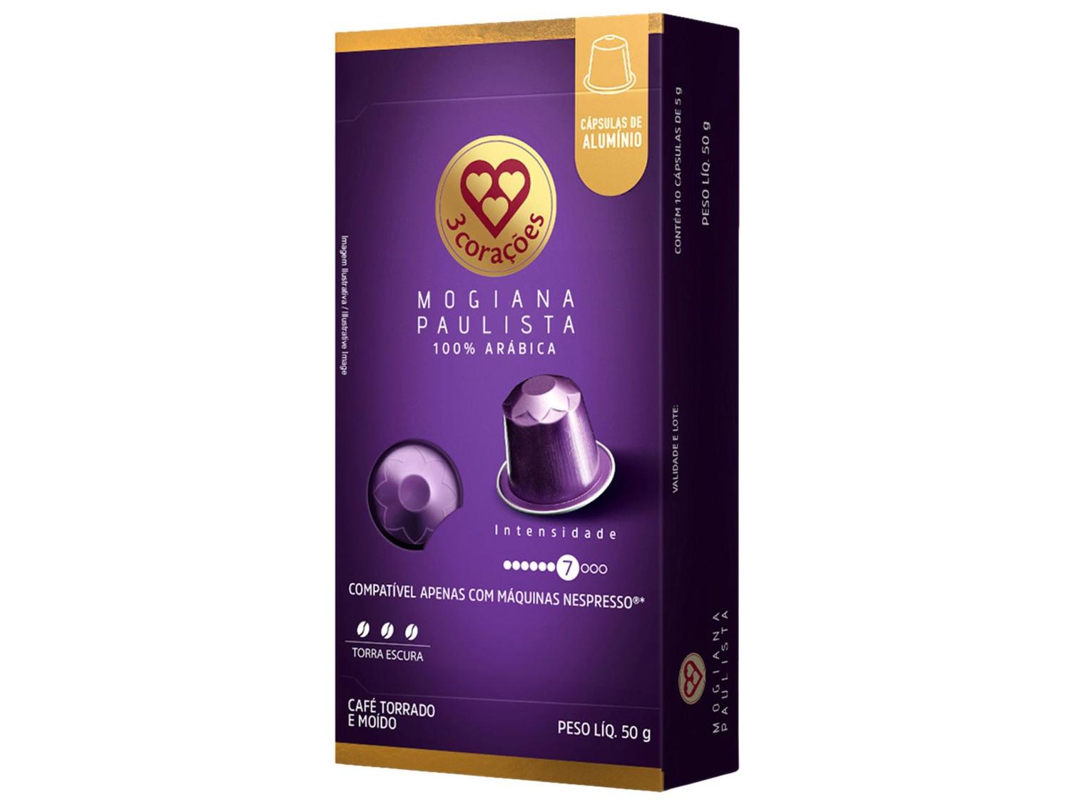 Cápsula de Café Mogiana Paulista 3 Corações