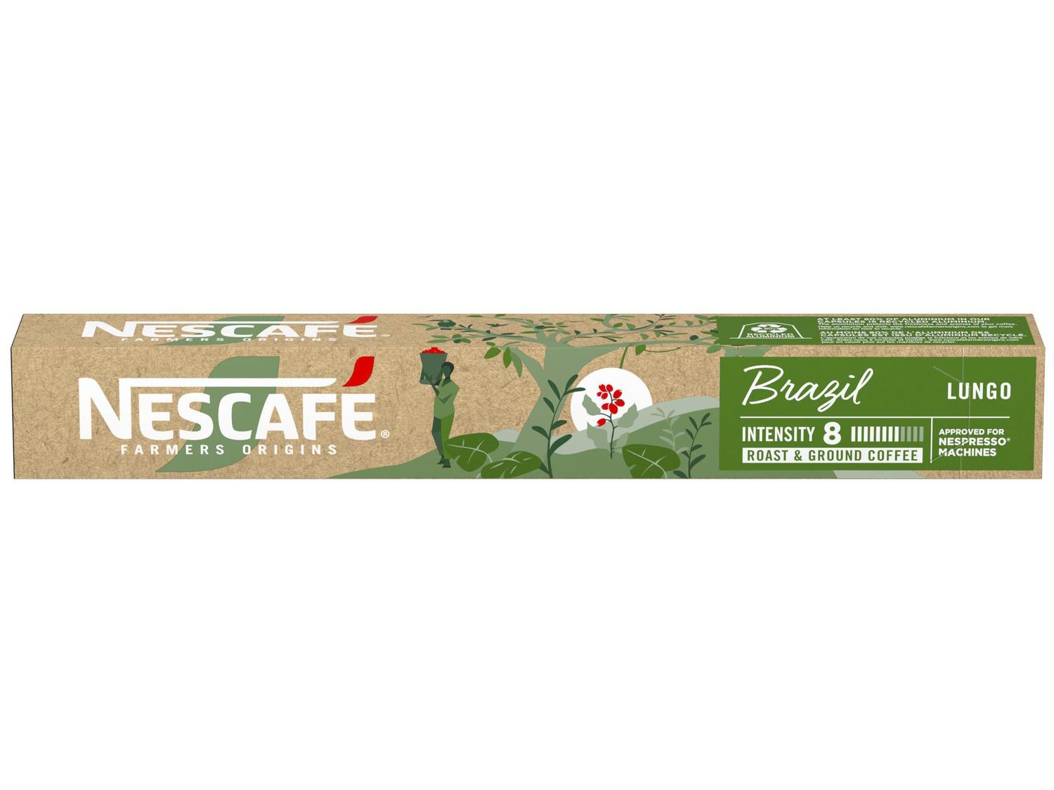 Cápsula de Café Nescafé Farmers Origins Brazil 10 Cápsulas