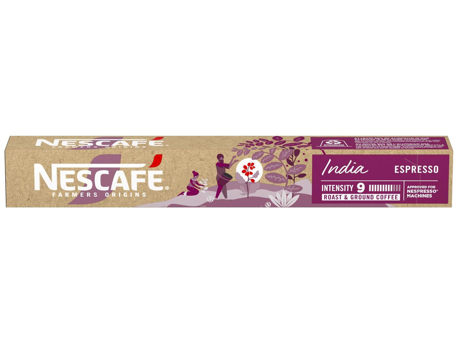 Cápsula de Café Nescafé Farmers Origins Índia 10 Cápsulas