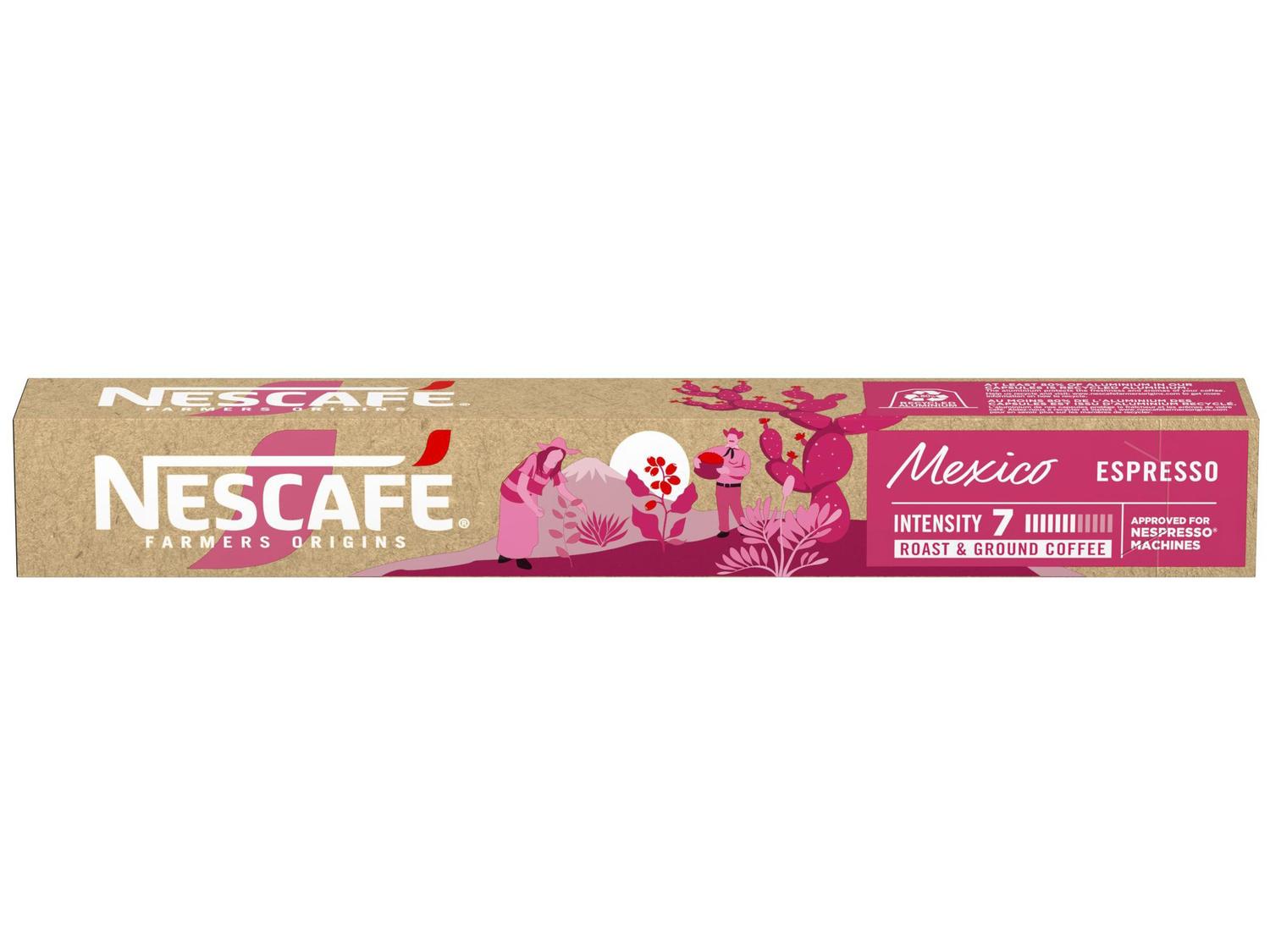 Cápsula de Café Nescafé Farmers Origins México 10 Cápsulas