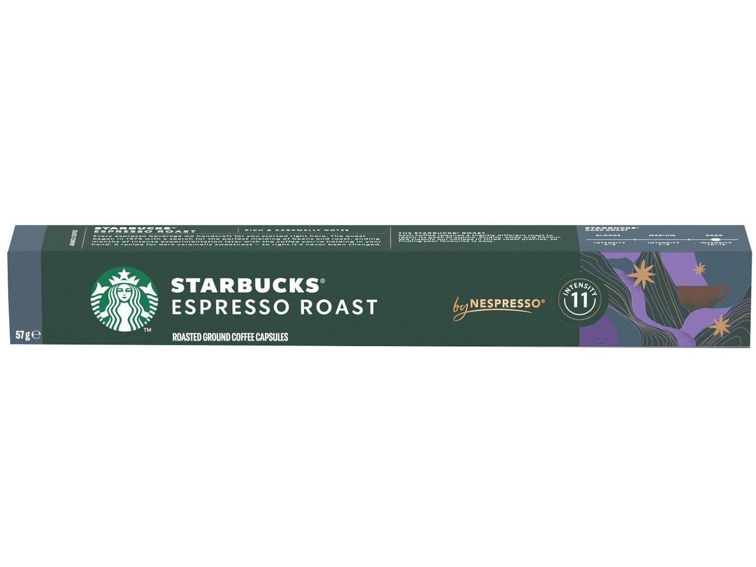 Cápsula de Café Starbucks Espresso Roast by Nespresso 10 Cápsulas