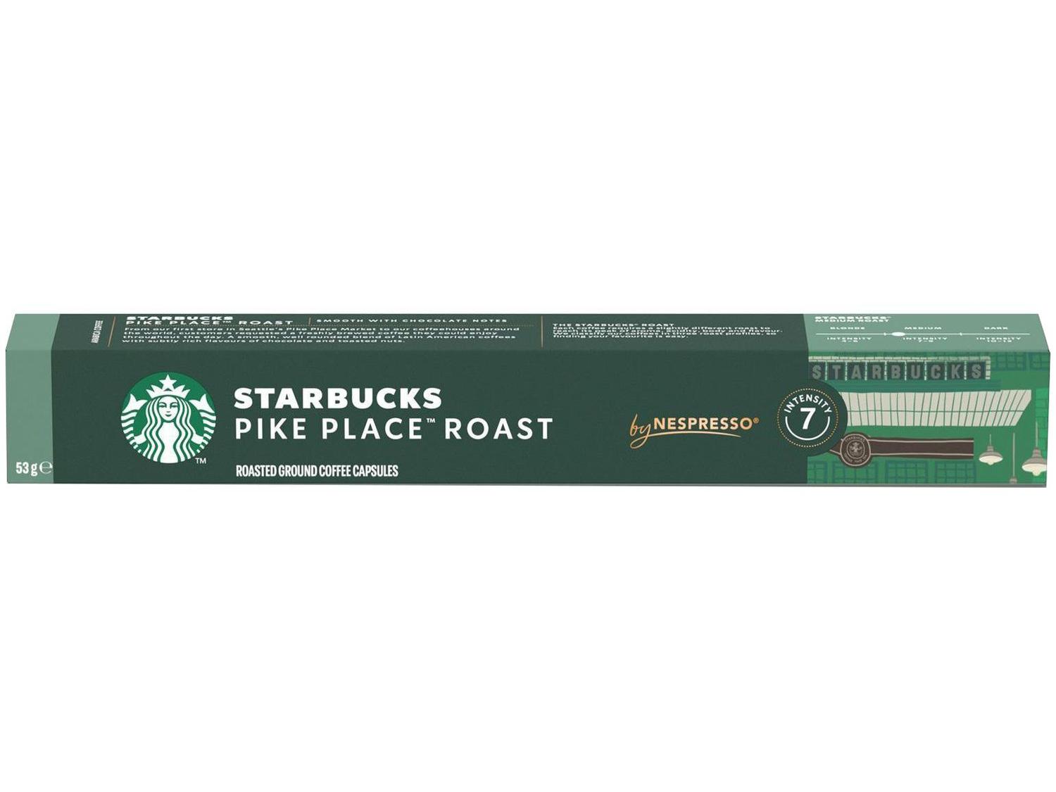 Cápsula de Café Starbucks Pike Place by Nespresso 10 Cápsulas