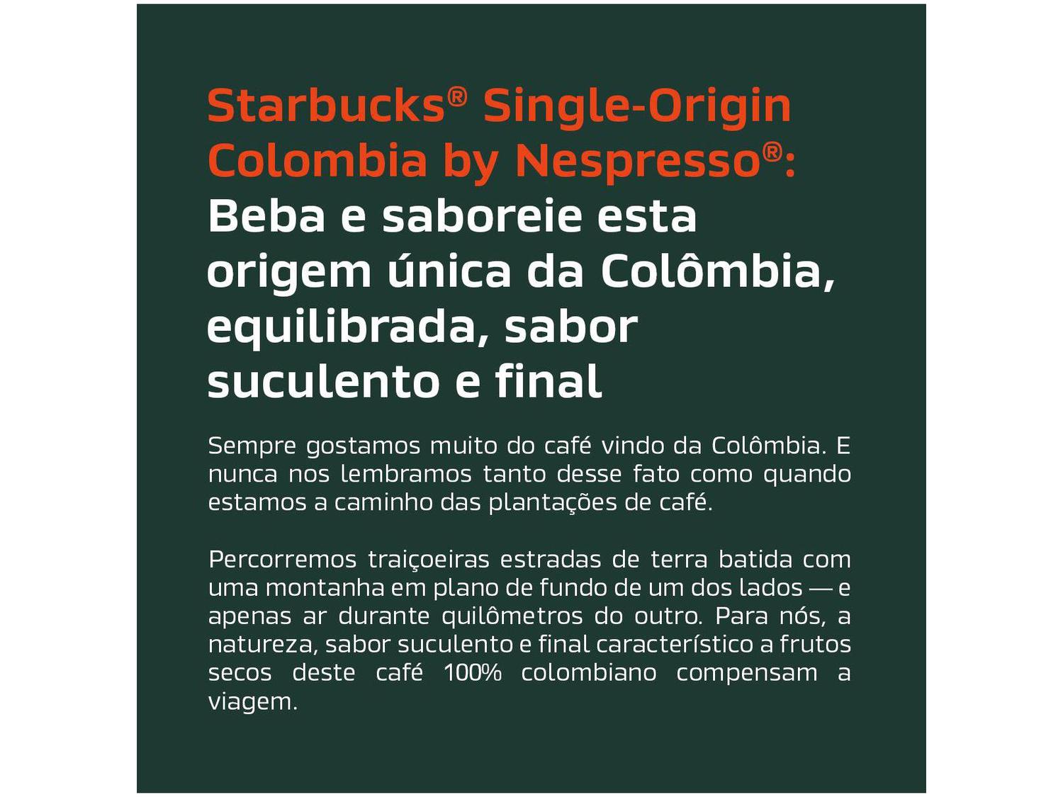 Cápsula de Café Starbucks Single-Origin Colombia by Nespresso 10 Cápsulas