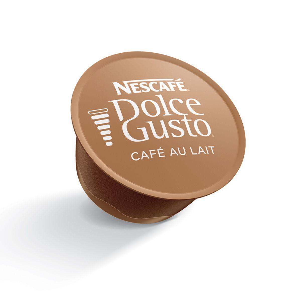 Cápsula Nescafé Dolce Gusto Au Lait 16 Cápsulas Nestlé Cápsula de Café com Leite Magazine Cápsula Nescafé Dolce Gusto Au Lait 16 Cápsulas Nestlé Cápsula de Café com Leite Magazine