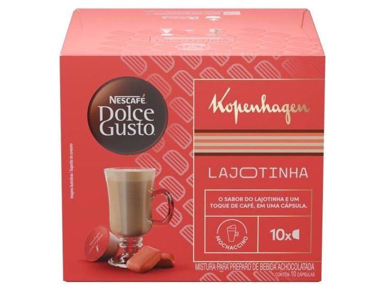Cápsula Nescafe Dolce Gusto & Kopenhagen Café Lajotinha 10 Unidades