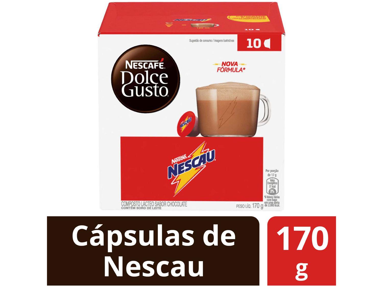 Cápsula Nescafé Dolce Gusto Nescau 10 Unidades