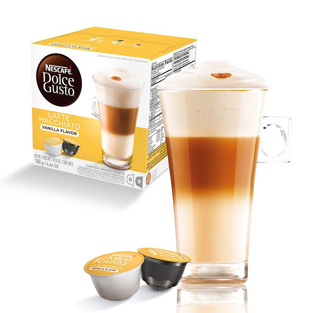 Capsulas Dolce Gusto Vanilla Latte Macchiato 16 capsulas