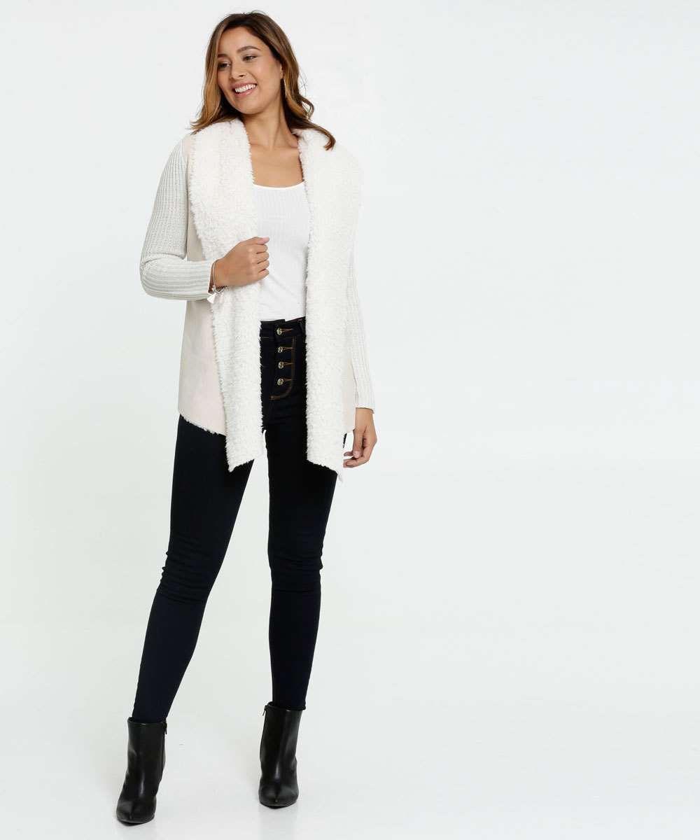 cardigan pelucia
