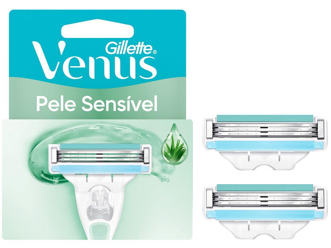 Carga para Aparelho de Depilação Gillette Venus Pele Sensível 2 Unidades